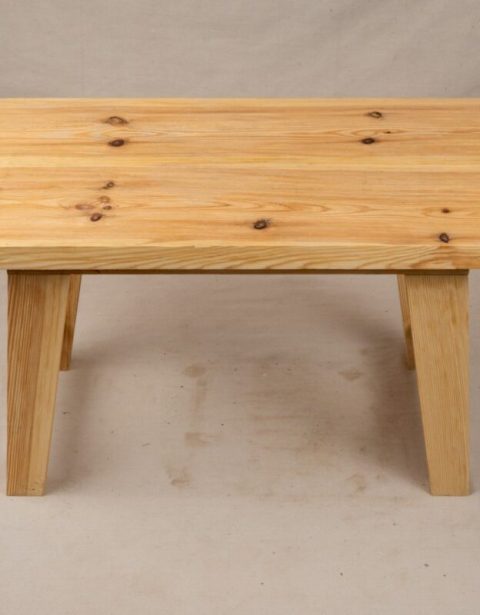 Pine wood table