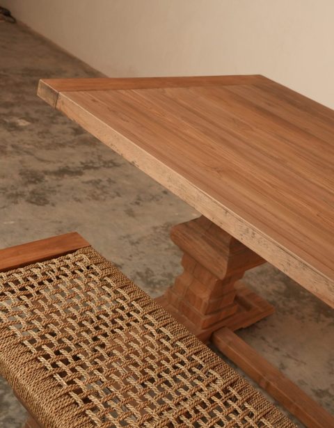 Lyon Bench with Contrasting Design