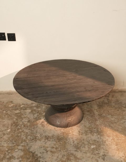 Bali Coffee Table, Pine Wood (90 cm)